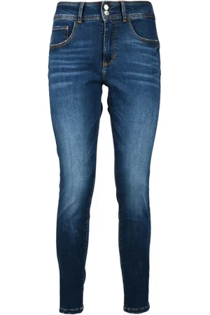 Guess Jeans, Dame, Blå, W27, Bomuld, Bomuld Elastan Jeans