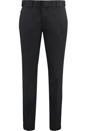 Dickies Bukser, Herre, Sort, W31, Bomuld, Slim Fit Bukser med Metal Lukning