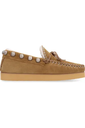 Isabel Marant Sko, Dame, , 41 EU, Suede, Studded Suede Loafers