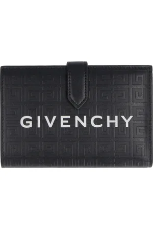 Givenchy Tilbehør, Dame, Sort, ONE SIZE, Læder, Logo Læderpung med Trykknaplukning