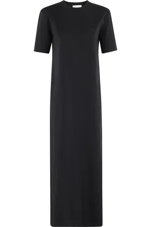SEMICOUTURE Kjole, Dame, Sort, XS, Uld, Stilfuld Matis Kjole