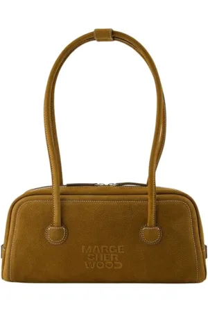MARGE SHERWOOD Taske, Dame, Brun, ONE SIZE, Uld, Brun læder skuldertaske
