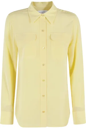 Equipment Bluser & Skjorter, Dame, Gul, M, Elegant Signature