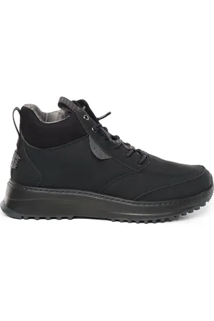 Hey dude Sko, Herre, Sort, 41 EU, Nylon, Sorte nylon sneakers med klædt sål