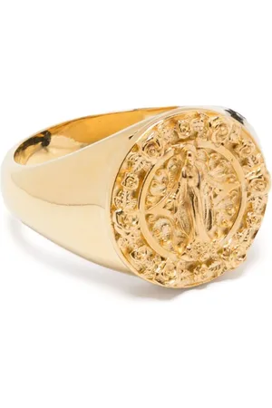 Dolce & Gabbana Tilbehør, Herre, Gul, S, Gylden ring til herre accessories
