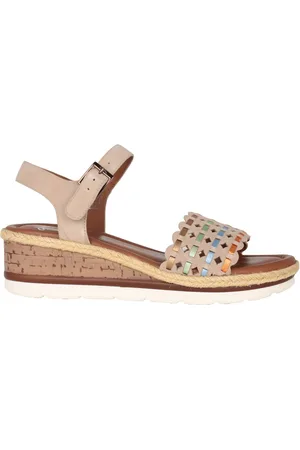 ARA Sko, Dame, Flerfarvet, 42 EU, Uld, Behagelig Beige Mix Damesandal