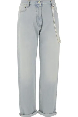 DARKPARK Jeans, Dame, Blå, W27, Uld, Afslappet pasform Naomi Jeans