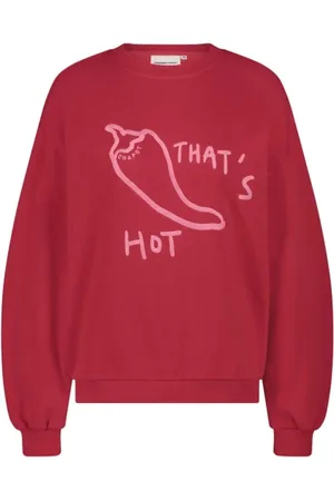 Fabienne Chapot Sweathshirts & Hoodies, Dame, Rød, S, Bomuld, Terry Sweater
