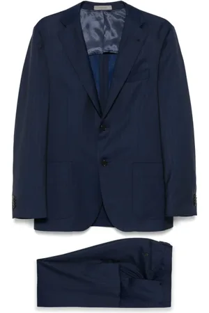corneliani Jakkesæt, Herre, Blå, L, Blå Elegante Kjoler