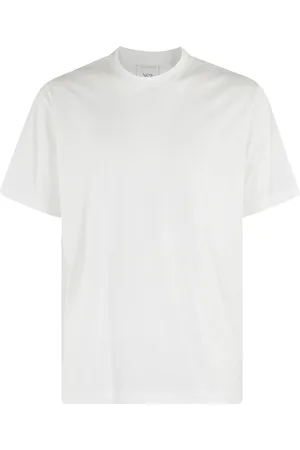 Y-3 Top, Herre, Hvid, S, Bomuld, Grafisk T-shirt