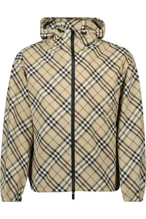 Burberry Jakke, Herre, , L, Vintage Check Windbreaker Jakke