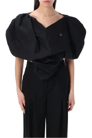 Vivienne Westwood Bluser & Skjorter, Dame, Sort, XS, Uld, Hjerte Top, Stilfuldt og Elegant Design