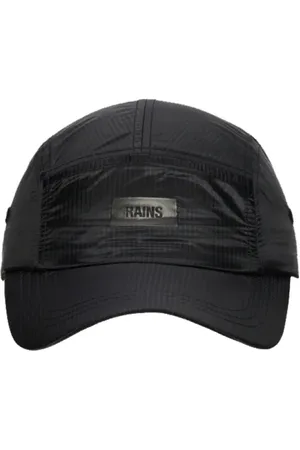 Rains Tilbehør, Herre, Sort, ONE SIZE, Nylon, Vandtæt Ripstop Panel Kasket