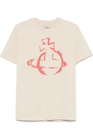 Vivienne Westwood Top, Herre, , M, Klassisk T-shirt med stencil orb