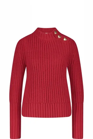 Fabienne Chapot Strik, Dame, Rød, L, Uld, Sun Pullover