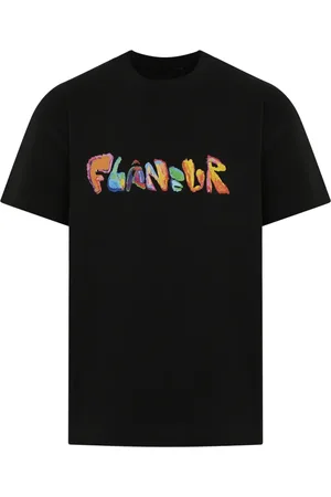 FLÂNEUR Top, Herre, Sort, L, Herre Marker T-shirt
