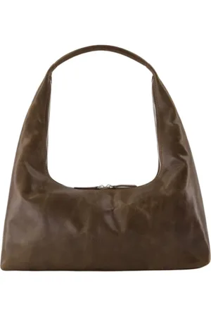 MARGE SHERWOOD Taske, Dame, Brun, ONE SIZE, Uld, Brun læder skuldertaske