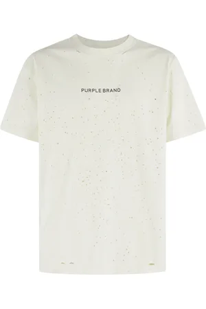 Purple Brand Top, Herre, Hvid, M, Kortærmet Jersey Tee