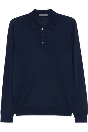 corneliani Strik, Herre, Blå, M, Blå Sweaters til Mænd