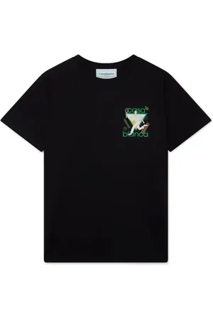 Casablanca Top, Herre, Sort, 2XL, Bomuld, Le Jeu T-Shirt