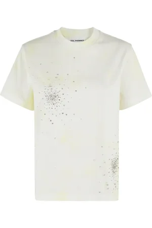 Des Phemmes Top, Dame, Flerfarvet, 2XS, Tie Dye T-shirt