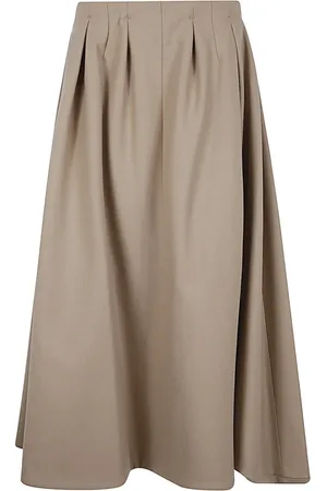 Patou Nederdel, Dame, , XS, Plisseret Midi Nederdel