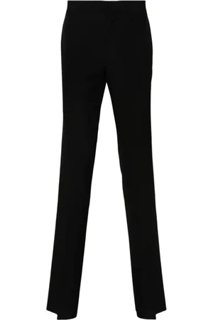 Givenchy Bukser, Herre, Sort, M, Uld, Slim Fit Skræddersyede Bukser