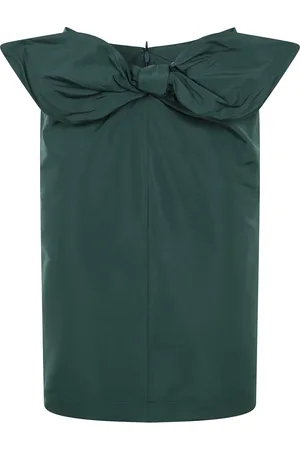 Nº21 Nederdel, Dame, Grøn, XL, Uld, Stilfuld Polyester Nederdel