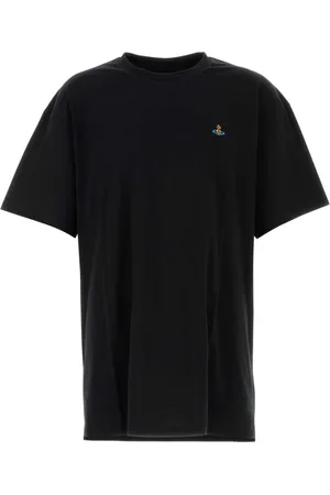 Vivienne Westwood Top, Herre, Sort, M, Bomuld, Oversize Sort Bomuld T-shirt