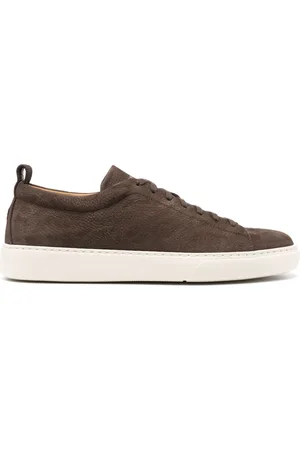 HENDERSON BARACCO Sko, Herre, Grå, 47 EU, Colby Nubuck Taupe Sneakers