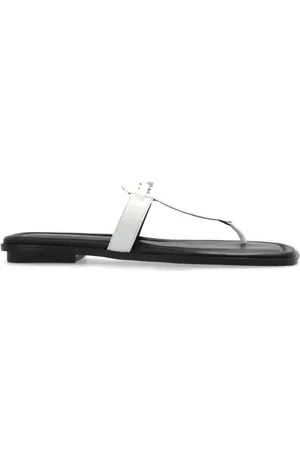 Michael Kors Sko, Dame, Hvid, 35 EU, Læder, Slides Lena