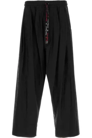 Vivienne Westwood Bukser, Herre, Sort, M, Bomuld, Stilfulde sorte bomuldsbukser