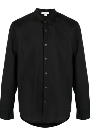 James Perse Skjorte, Herre, Sort, S, Klassisk Standard Skjorte