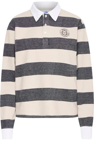 Ball Top, Dame, Flerfarvet, S, Uld, Stribet Polo Top Seaborne