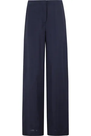 SEMICOUTURE Bukser, Dame, Blå, M, Elegant Strik Trøje Marlee