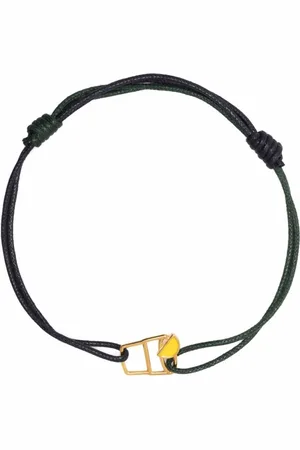 Aliita Tilbehør, Dame, Grøn, ONE SIZE, Emalje Snor Armbånd