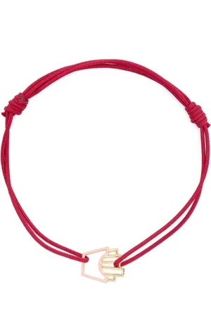 Aliita Tilbehør, Dame, Lyserød, ONE SIZE, Emalje Snor Armbånd