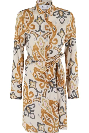 Bazar Deluxe Kjole, Dame, Flerfarvet, XS, Skjortekjole