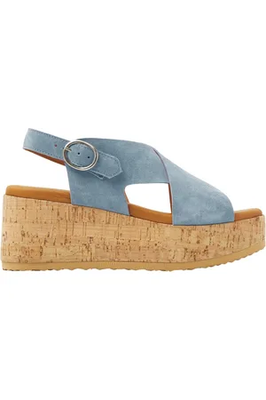 VIA VAI Sko, Dame, Blå, 36 EU, Uld, Sissel Raise Sandaler
