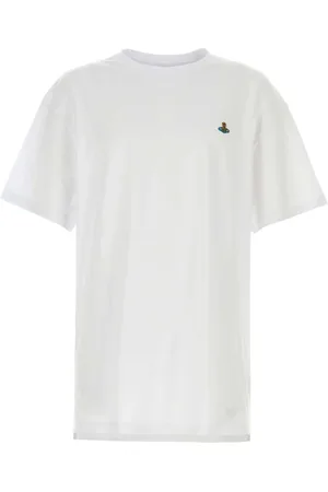 Vivienne Westwood Top, Herre, Hvid, L, Bomuld, Oversize Bomuld T-shirt