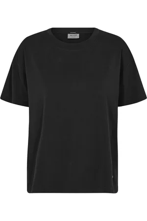 Mos Mosh Top, Dame, Sort, L, Polyester, Sort Basic Tee Top