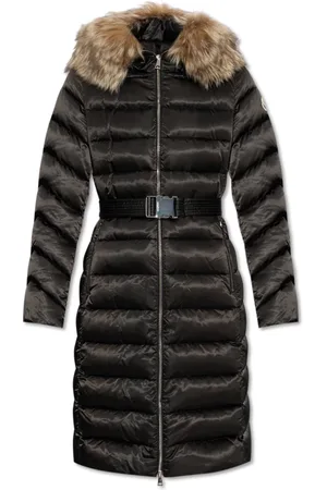 Moncler Frakke, Dame, Sort, XS, Uld, Dunjakke Leersie