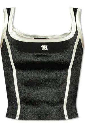 MISBHV Top, Dame, Sort, M, Uld, Kort top med stropper
