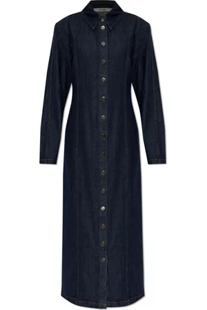 Gestuz Kjole, Dame, Blå, S, Denim, Denim kjole Tilma Lang