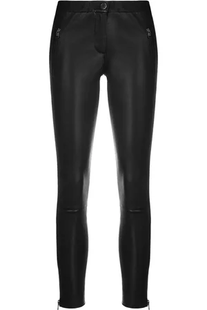 arma leder Bukser, Dame, Sort, M, Strækmonterede Biker Leggings