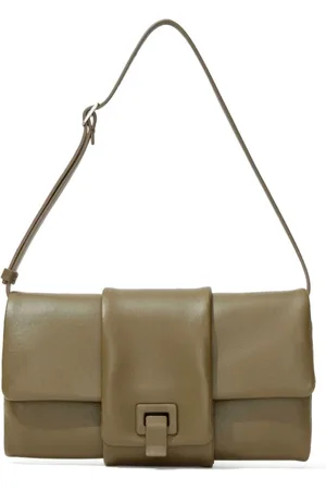 Proenza Schouler Taske, Dame, Grøn, ONE SIZE, Uld, Flip Skuldertaske