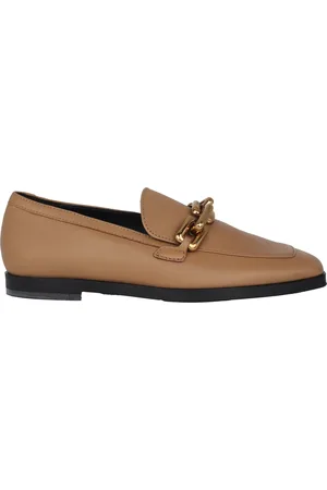 Högl Sko, Dame, Brun, 41 1/2 EU, Læder, Brun Dames Loafer - Dandy Stil