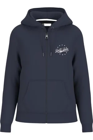 Guess Sweathshirts & Hoodies, Dame, Blå, XS, Blå Sweater Kollektion