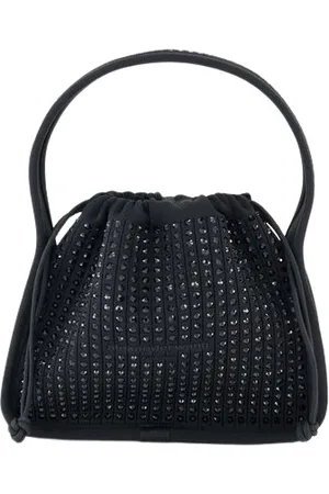 Alexander Wang Taske, Dame, Sort, ONE SIZE, Uld, Sort Syntetisk Lille Taske med Tophåndtag