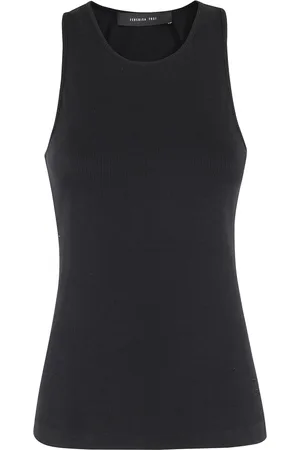 FEDERICA TOSI Top, Dame, Sort, XS, Afslappet Jersey Top